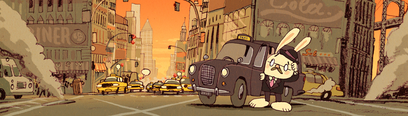 mawil comics comix mawil.net website english englisch american englishman in new york cab taxi super hasi super bunny